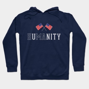 HUMAN UNITY American Flag Hoodie